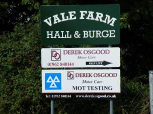 Entrance sign